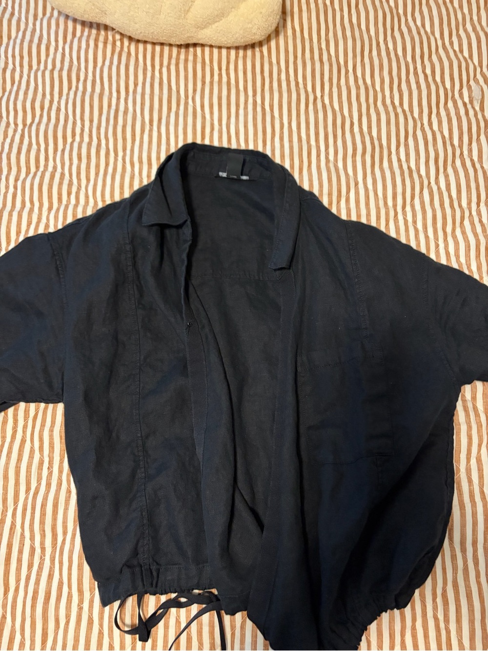 Black Athleta Tie Top